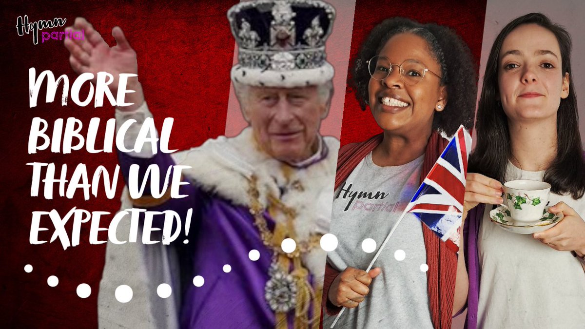 hymnpartial's tweet photo. Greeting peasants. Today we're  looking at the hymns and songs that were performed during the coronation  of King Charles III. Put the kettle on and join us as we recap the  highs and lows of this historic event.

WATCH HERE: https://t.co/mmDuIsymQS https://t.co/xCb7MIBOol