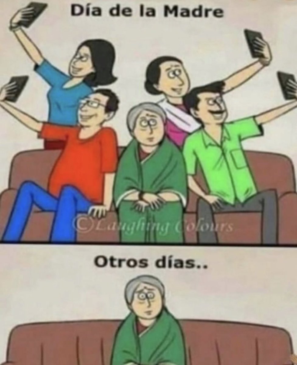 Dia da mãe é o único dia em que a vossa mãe tem filho.