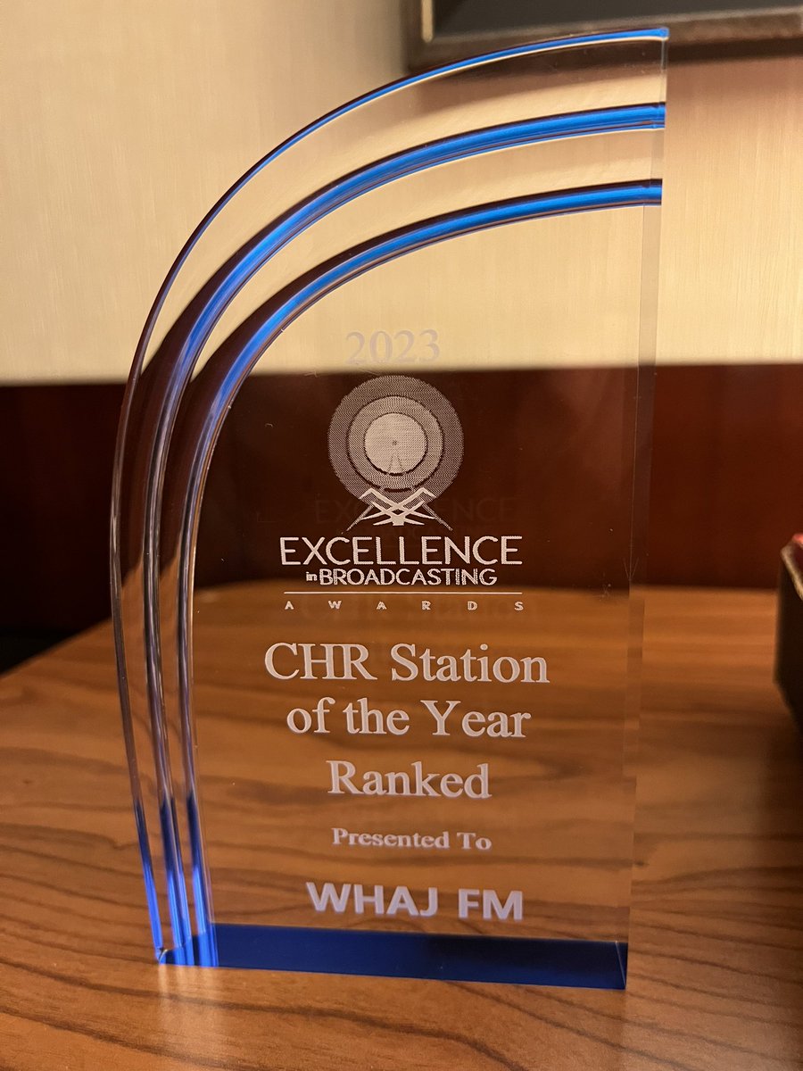 J104Radio's tweet photo. Big thanks to the West Virginia Broadcasters Association for the recognition last night!! #WVBA #RadioStationOfTheYear https://t.co/NVlh40Zz8K