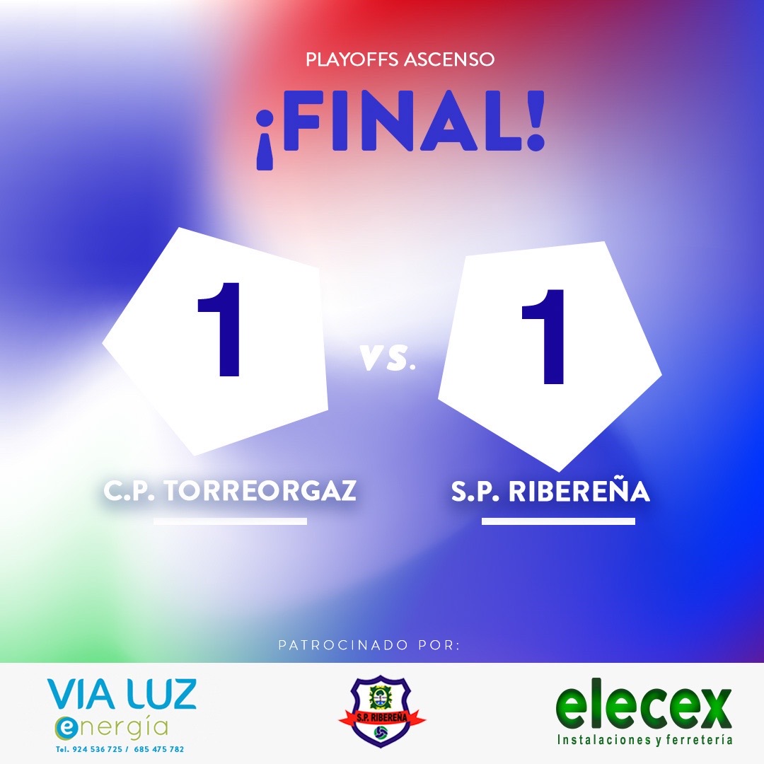 Somooooos de Primera Extremeña💙

⚽️Gol de Mario 

Tras un sufrido partido, conseguimos empatar para lograr el 1-2 definitivo en la eliminatoria que nos da el ascenso a la Primera División Extremeña.

Gracias a todos los aficionados que nos han acompañado esta tarde en Torreorgaz