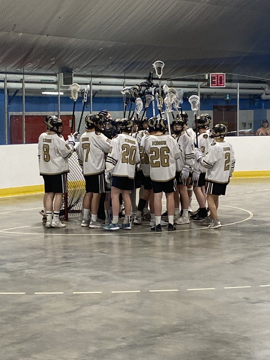 EbbettNikki's tweet photo. Third game of the @qckingslax is underway!  Let’s go boys!! https://t.co/UfWSkwzPsF