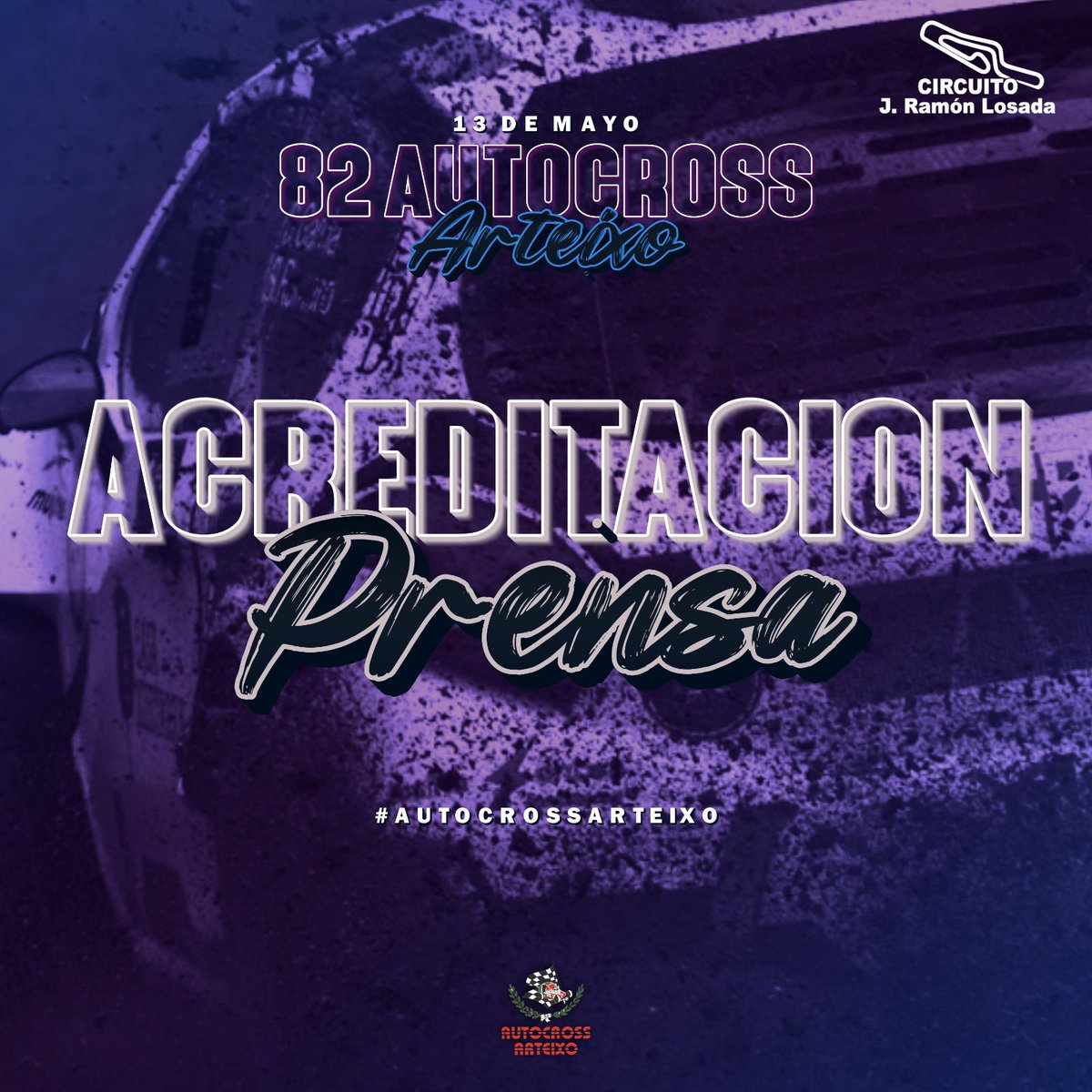 Dispoñible o link para acreditarse como prensa para o 82 AUTOCROSS ARTEIXO

Disponible el link para acreditarse como prensa para el 82 AUTOCROSS ARTEIXO.

forms.gle/q9NNmBxy6KvnoW…

<a href="/fedgalegaauto/">Federación Galega de Automobilismo</a> <a href="/ArteixoOficial/">Concello de Arteixo</a> 

#autocrossarteixo