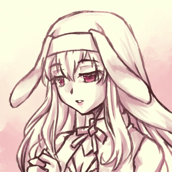 DLしたブラシを試しつつ、1時間位でるぅちゃん描いてみた。