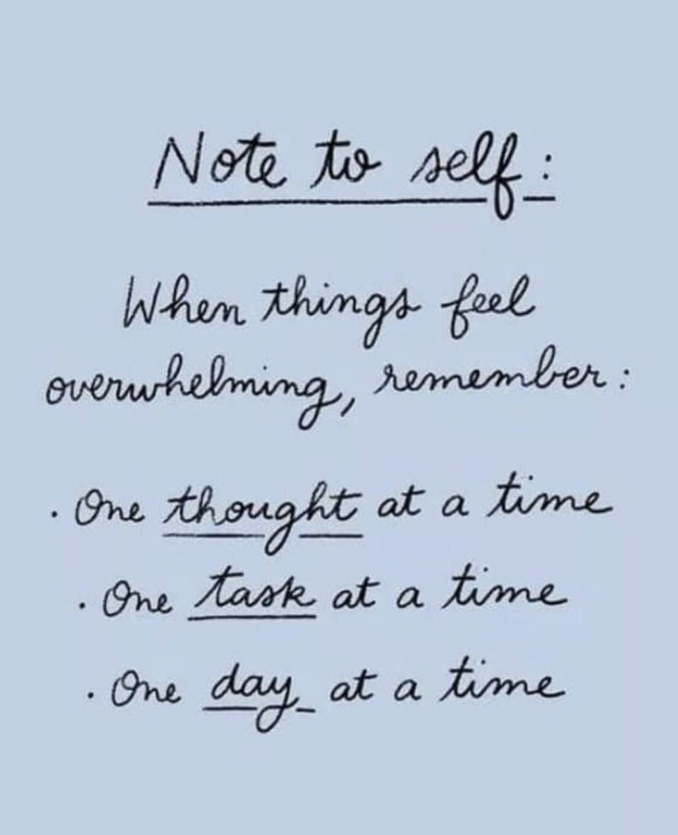 MichelleRooney7's tweet photo. Soothing Sunday shares. 😌
One. At. A. Time. 💜
#truerevolutioncoaching #onestepatatime #takeyourtime #itsokay #betteriscoming #strong #mindset #perspective #peace #hope #joy #wellbeing #lifecoach #healthcoach #youcan https://t.co/Xgu84FzkCn
