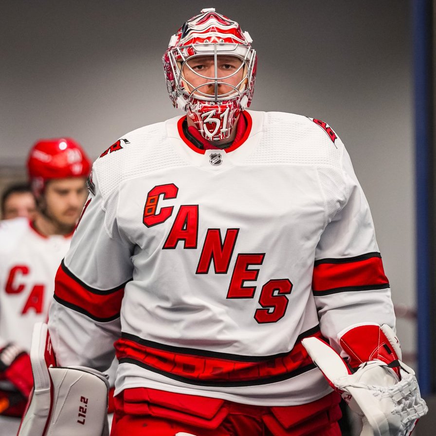 Walt Ruff on X: Frederik Andersen is in the starter's crease for the  #Canes ahead of Game 2 against the New Jersey Devils. There do not appear  to be any changes to