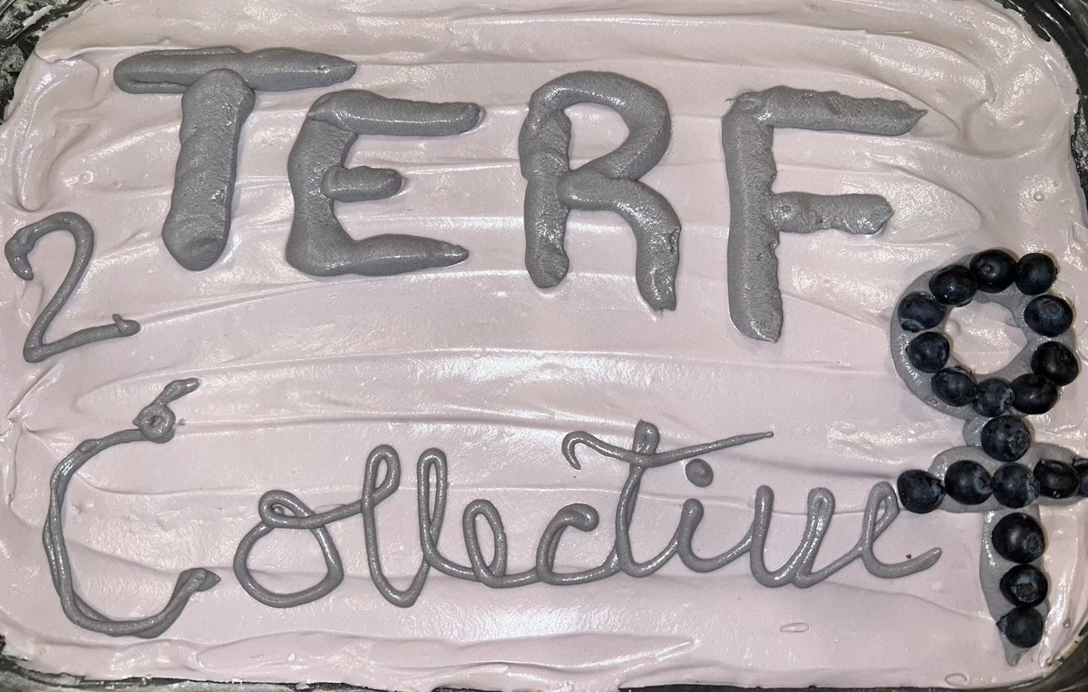 BarefootinMama's tweet photo. On April 29, 2023 @TERFCollective turned 2 years old. Today we are celebrating bringing women together from across the globe. 
Happy Belated Birthday TERF Collective.
Thank you from all of us.
🟪⬜️🟨🟩⬜️🟪 https://t.co/H3PjGW3w7n