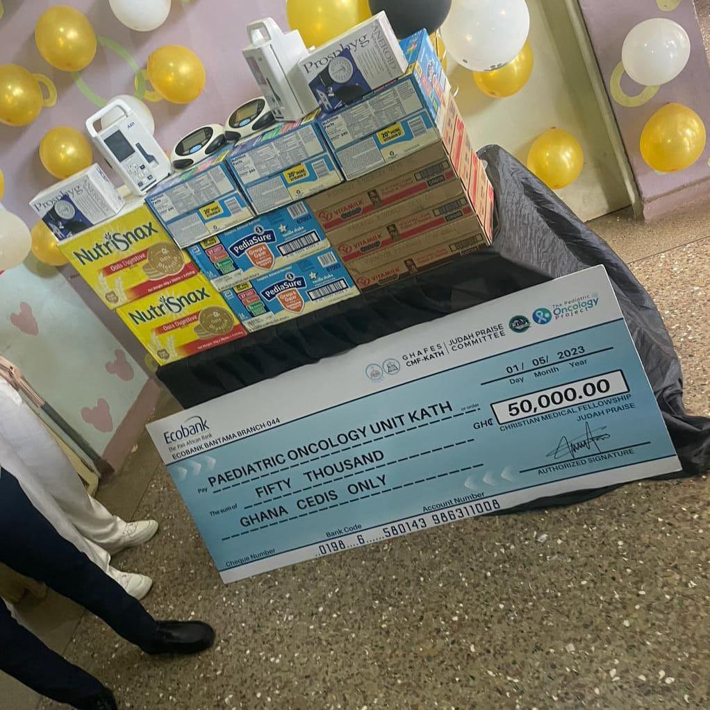 The cheque

#CancerAwareness
#ThePaediatricOncologyProject
#JudahPraise23