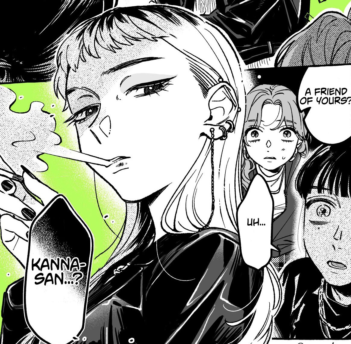 SoulMagicYS's tweet photo. ⚠️WARNING, GAY BOSS MUSIC INTENSIFYING!⚠️
Just as things had turned a corner for our girls Aya and Mitsuki in “The Guy She Was Interested in Wasn't a Guy At All”, a new alpha lesbian has entered the ring👩❤️💋👩🫢
Stay strong girls!!!💪💪💪
#yuri #yurimanga #TeamMitsuki #TeamAya https://t.co/VXchzgp748