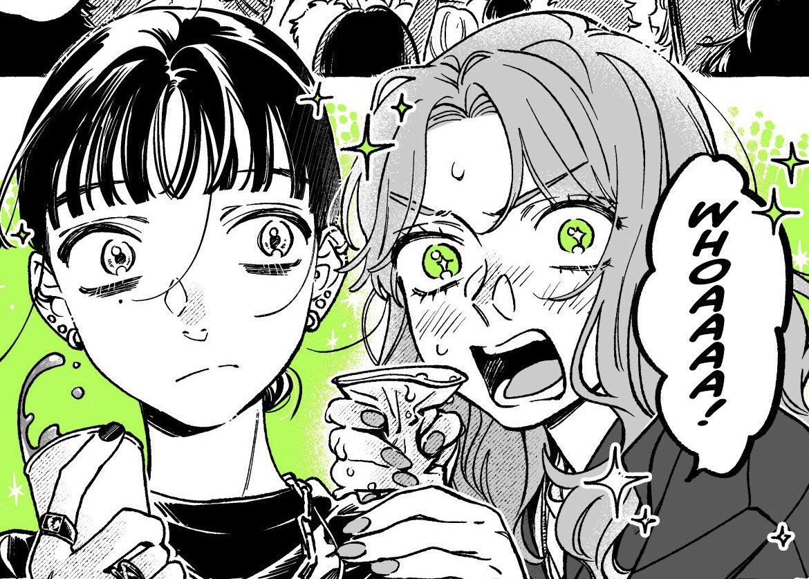 SoulMagicYS's tweet photo. ⚠️WARNING, GAY BOSS MUSIC INTENSIFYING!⚠️
Just as things had turned a corner for our girls Aya and Mitsuki in “The Guy She Was Interested in Wasn't a Guy At All”, a new alpha lesbian has entered the ring👩❤️💋👩🫢
Stay strong girls!!!💪💪💪
#yuri #yurimanga #TeamMitsuki #TeamAya https://t.co/VXchzgp748