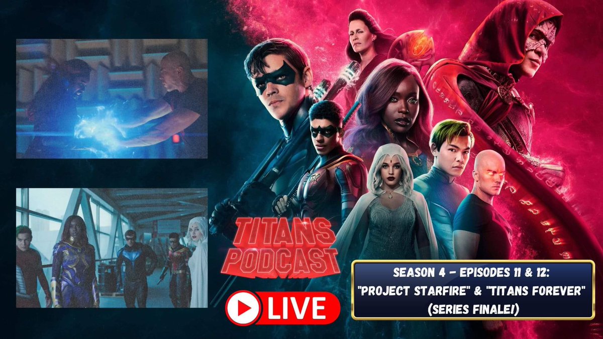 So there is a reason why there is no new episode of #DCTitans Podcast this weekend…because we are doing a double-parter LIVE SHOW on Saturday, May 13, at 7 PM ET on <a href="/DCTVPodcasts/">DC TV Podcasts</a>’ YouTube channel so be sure to tune in! bit.ly/3LKPKZk #DickKory #DCTitansSeason4