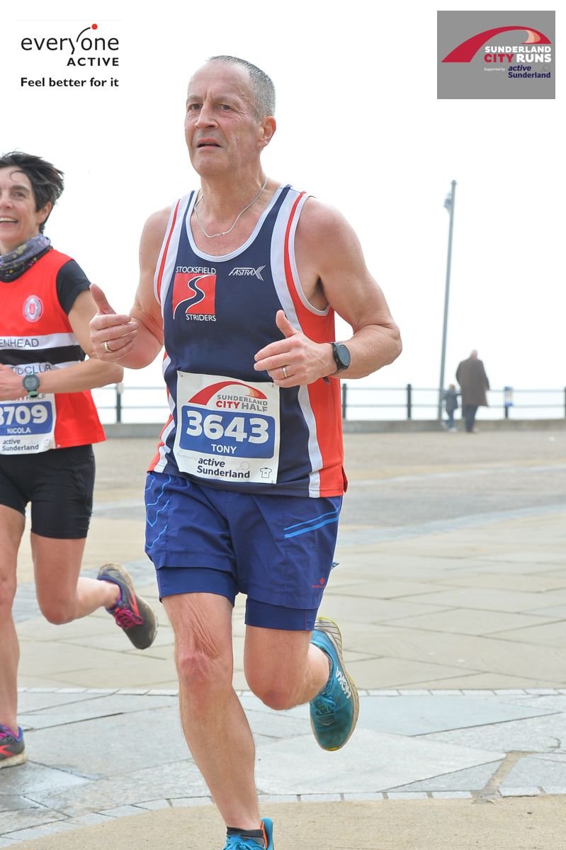 My little old legs are still getting faster (not fast, just faster). A PB in the #SunderlandHalfMarathon, 4 years after my last pb. All helped by <a href="/TrainAsONE/">TrainAsONE</a> and <a href="/VoomNutrition/">VOOM Nutrition</a> . It may not be a trail run, but I enjoyed that one. A great relaxed atmosphere in the event Village.