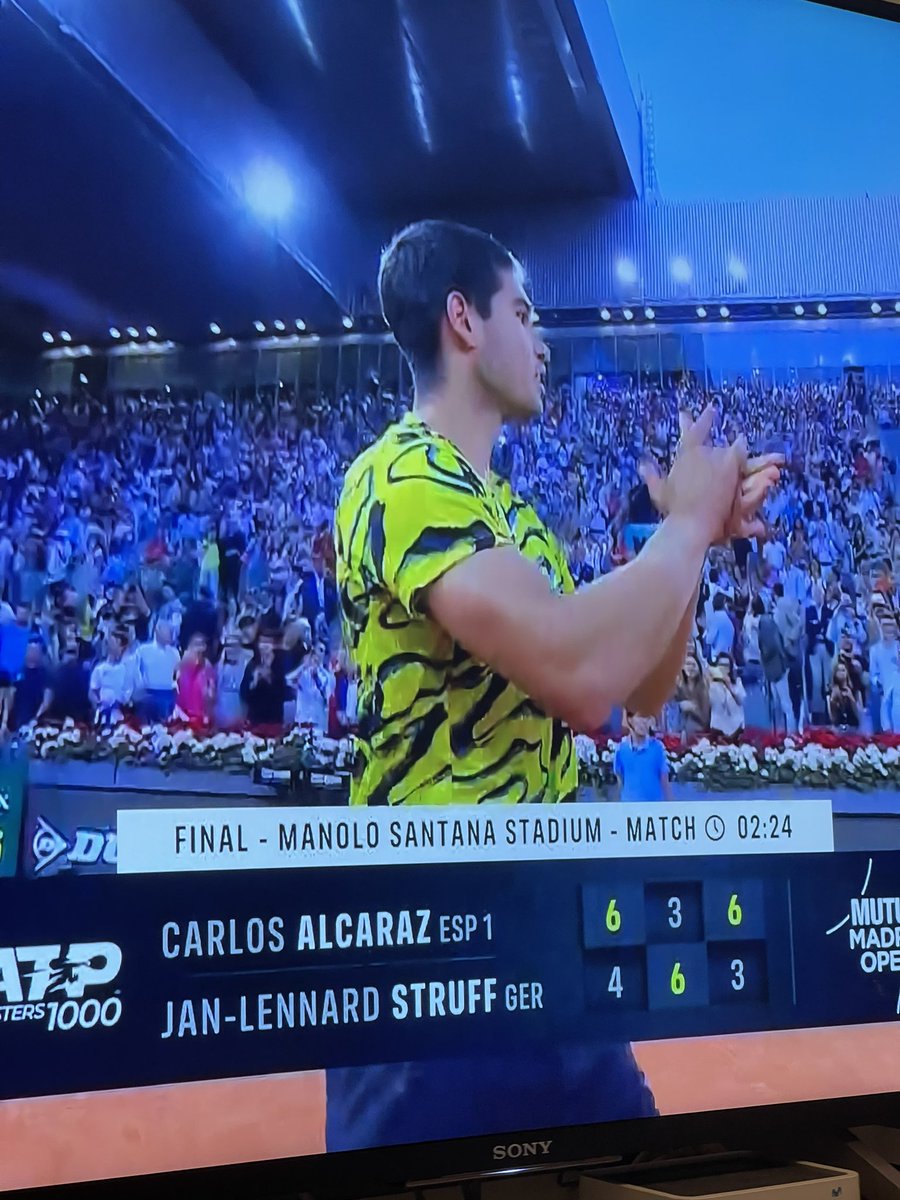 ¡¡Grande <a href="/carlosalcaraz/">Carlos Alcaraz</a> !!!!!!!!! Felicidades campeón.