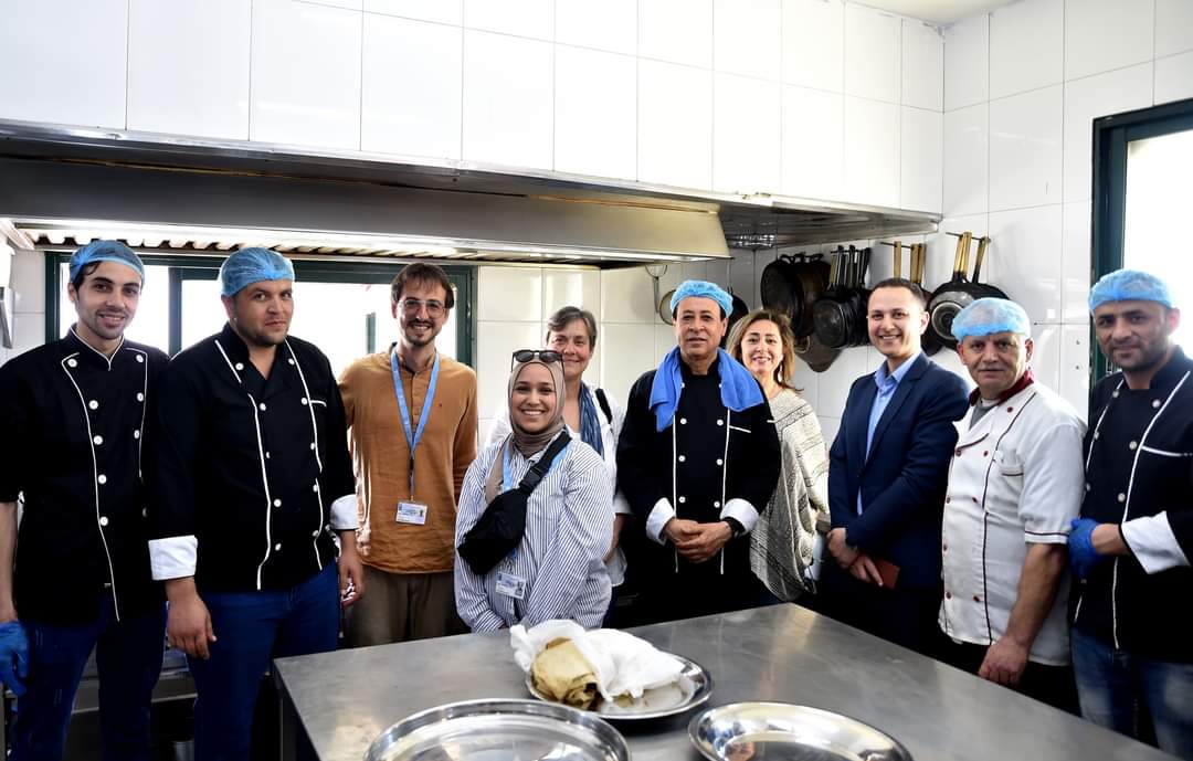 UNDPPalestinian's tweet photo. Just kikcked off our #TasteofPalestine tour from Gaza, where talented artisans showed us how they make beautiful pottery that is used to serve traditional meals. We also learned about innovative organic strawberry and fish farms providing locals with sustainable sources of food. https://t.co/Wn5UrB6bQc