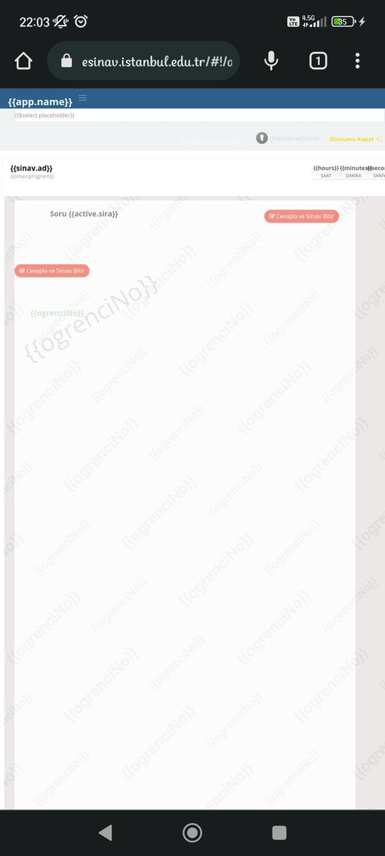 Sınav esnasında site çöktü buna nasıl bir çözüm sunulacak #auzef <a href="/acikveuzaktan/">İstanbul Üniversitesi AUZEF</a>  <a href="/auzef_cg/">Auzef Çocuk Gelişimi</a>