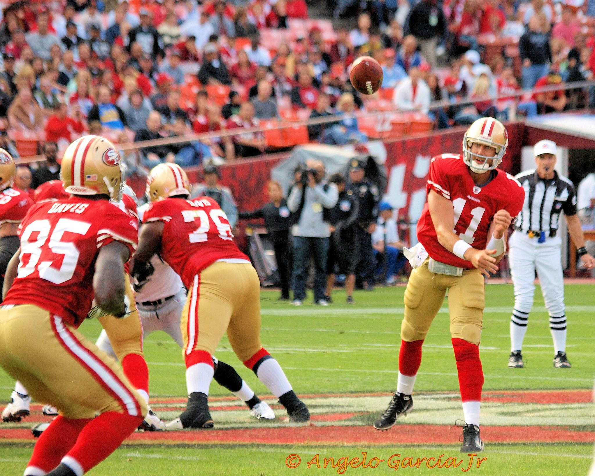   Happy Birthday Mr Alex Smith QB1. Smith to Davis.    