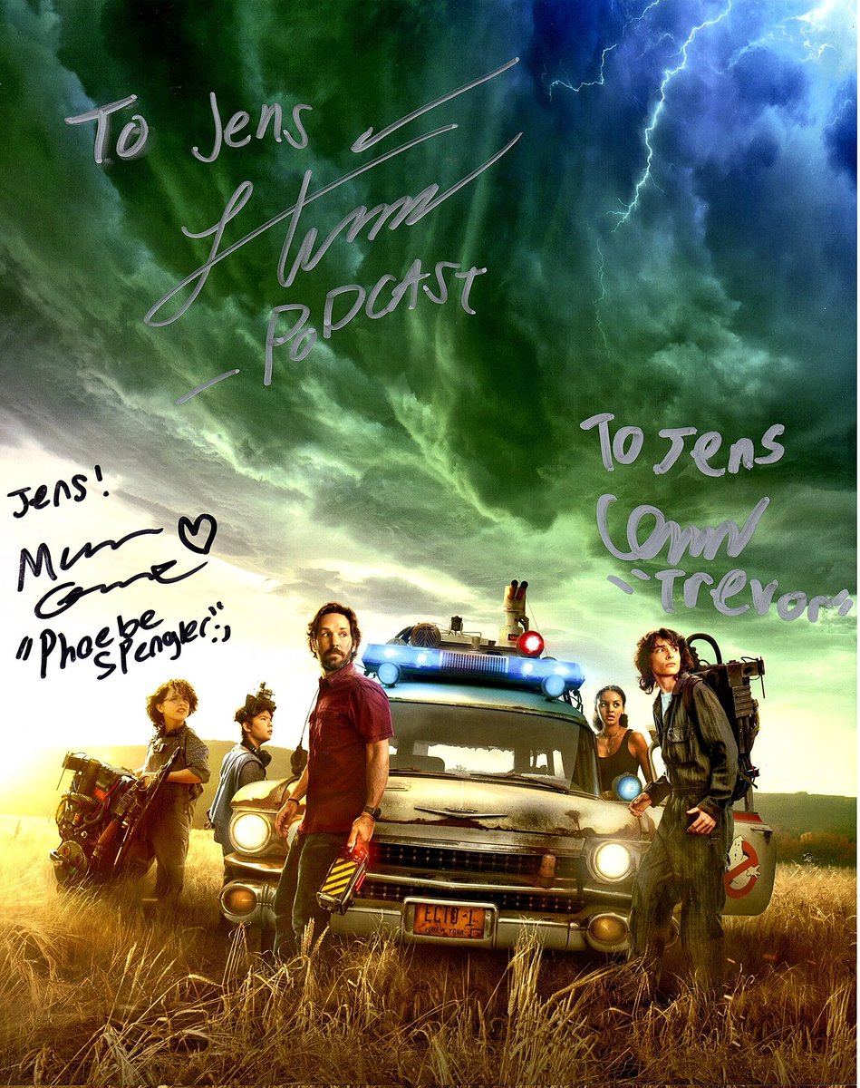 GhostbustersLGY's tweet photo. RT @Cheenzman: ☎️ Who you gonna call?
Ghostbusters! 👻

#Ghostbusters #LoganKim #FinnWolfhard #MckennaGrace #GhostbustersAfterlife #GhostbustersLegacy #Autograph #ComicCon #GermanComicCon https://t.co/jrPhHoduq7
