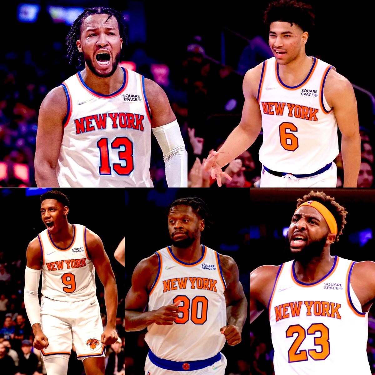 NYKnicksPodcast's tweet photo. Hey Thibs,

Just a reminder, this is the starting lineup that got us here https://t.co/5hpA6BjIUw