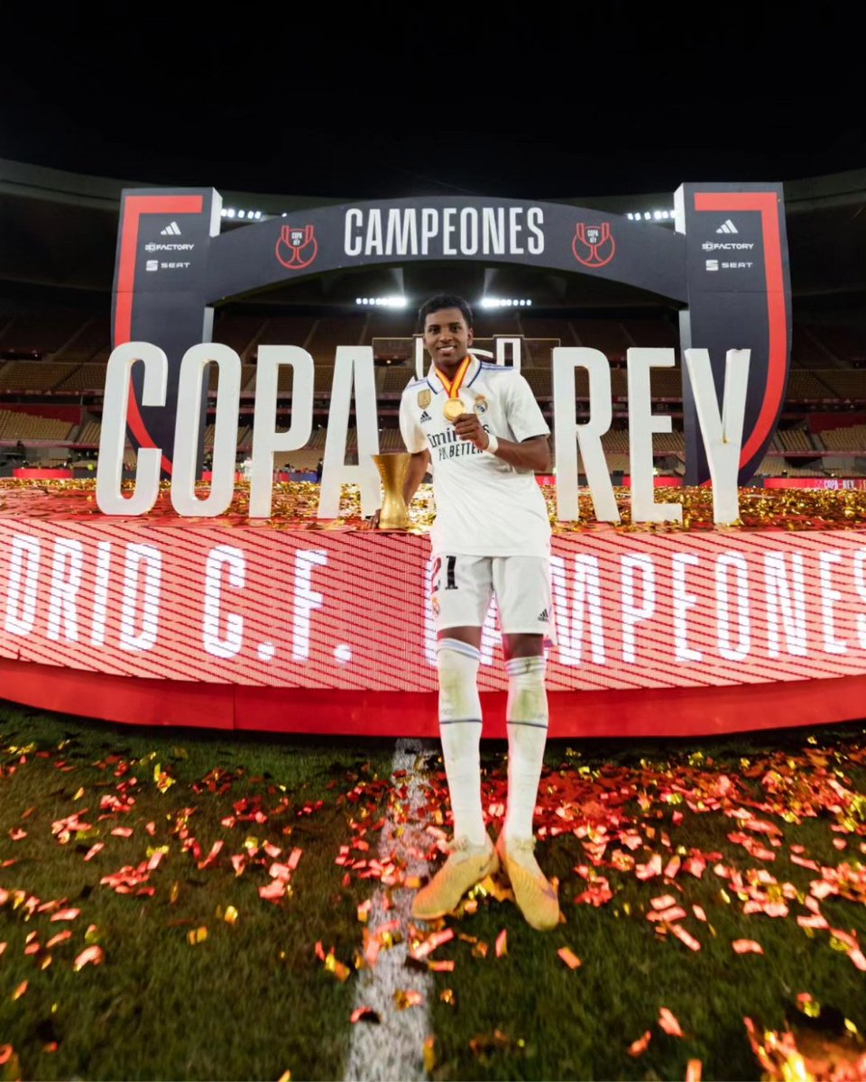 VanquishAgency (@letsvanquish) on Twitter photo 🤩 <a href="/RodrygoGoes/">Rodrygo Goes</a> ha ganado todos los títulos posibles como jugador del Real Madrid con tan solo 22 años
️🇧🇷 ❤️ Además de ser el MVP de la final y marcar un doblete, el crack brasileño dedicó una de sus celebraciones a Ignacio, un niño que lucha contra el cáncer en Juegaterapia 🤩 <a href="/RodrygoGoes/">Rodrygo Goes</a> ha ganado todos los títulos posibles como jugador del Real Madrid con tan solo 22 años
️🇧🇷 ❤️ Además de ser el MVP de la final y marcar un doblete, el crack brasileño dedicó una de sus celebraciones a Ignacio, un niño que lucha contra el cáncer en Juegaterapia