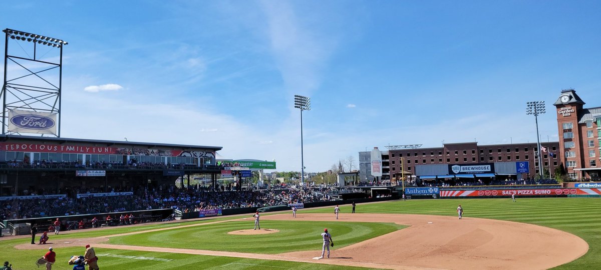 JamesD1975's tweet photo. Another great day for some @FisherCats baseball #MiLB #MajorFun https://t.co/7oUe6qceVf