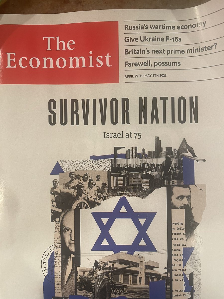 Peak gaslighting courtesy of  <a href="/TheEconomist/">The Economist</a> 

In the year Israel has been hailed an apartheid regime by legacy human rights org, Id imagine a more appropriate cover. 

Palestinians surviving apartheid, maybe? 

#Fail #Apologist #Racist #Colonial