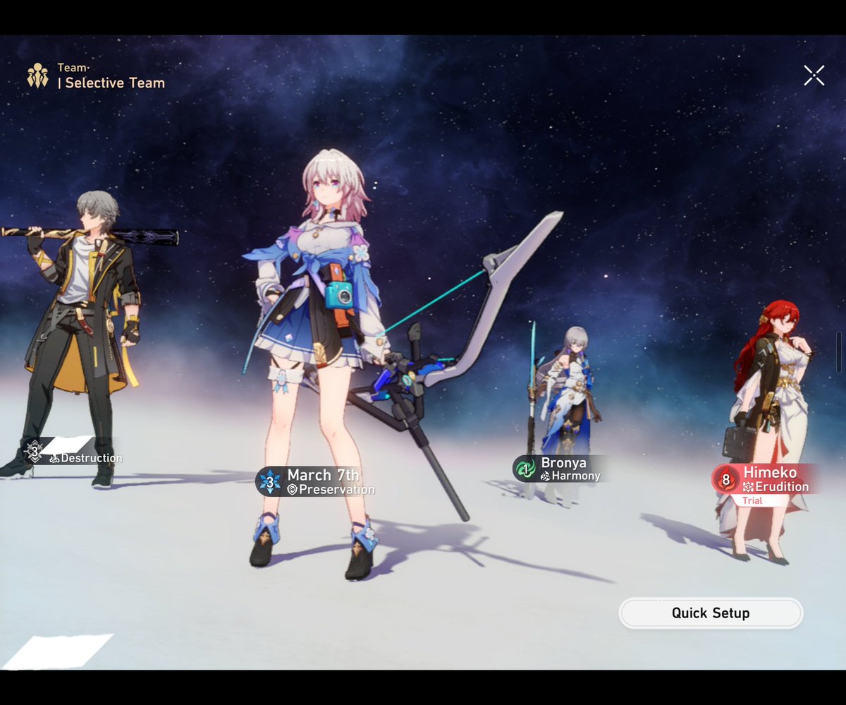 CCarumba's tweet photo. Just unlocked warp.  How are my first pulls? #HonkaiStarRail https://t.co/BQLEXzi3te