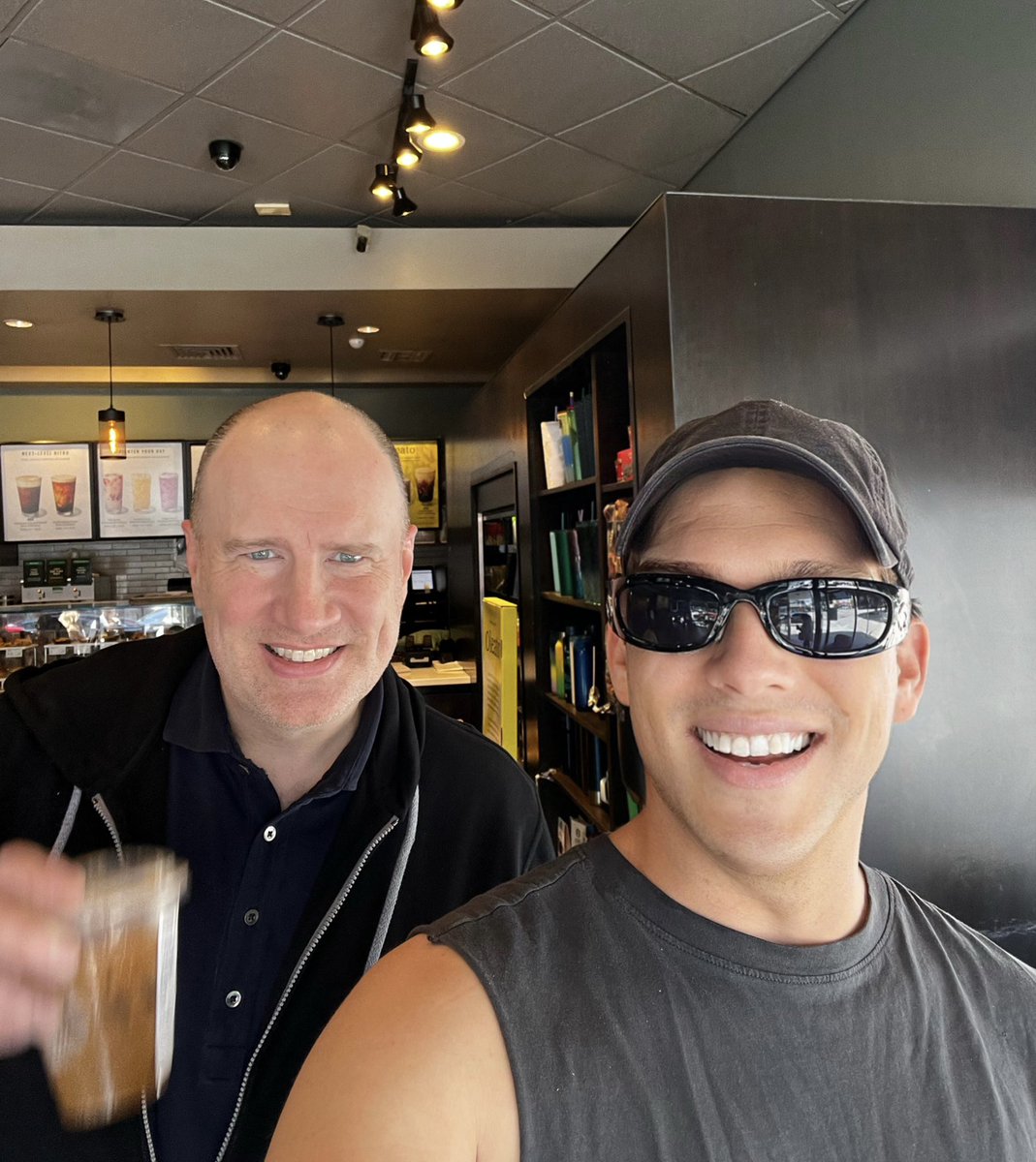 itsasche's tweet photo. guess meeting your idol is all that it’s cracked up to be. @Kevfeige thanks for your work and your kindness. #marvel #marvelfan https://t.co/uBJh7n23fG