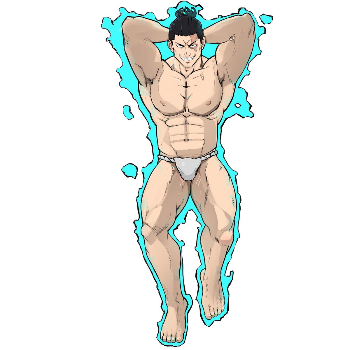 CKADark's tweet photo. Body pillow design commission for @WigMcSnatcher of Aoi Todo from Jujutsu Kaisen https://t.co/hAwaspixcL