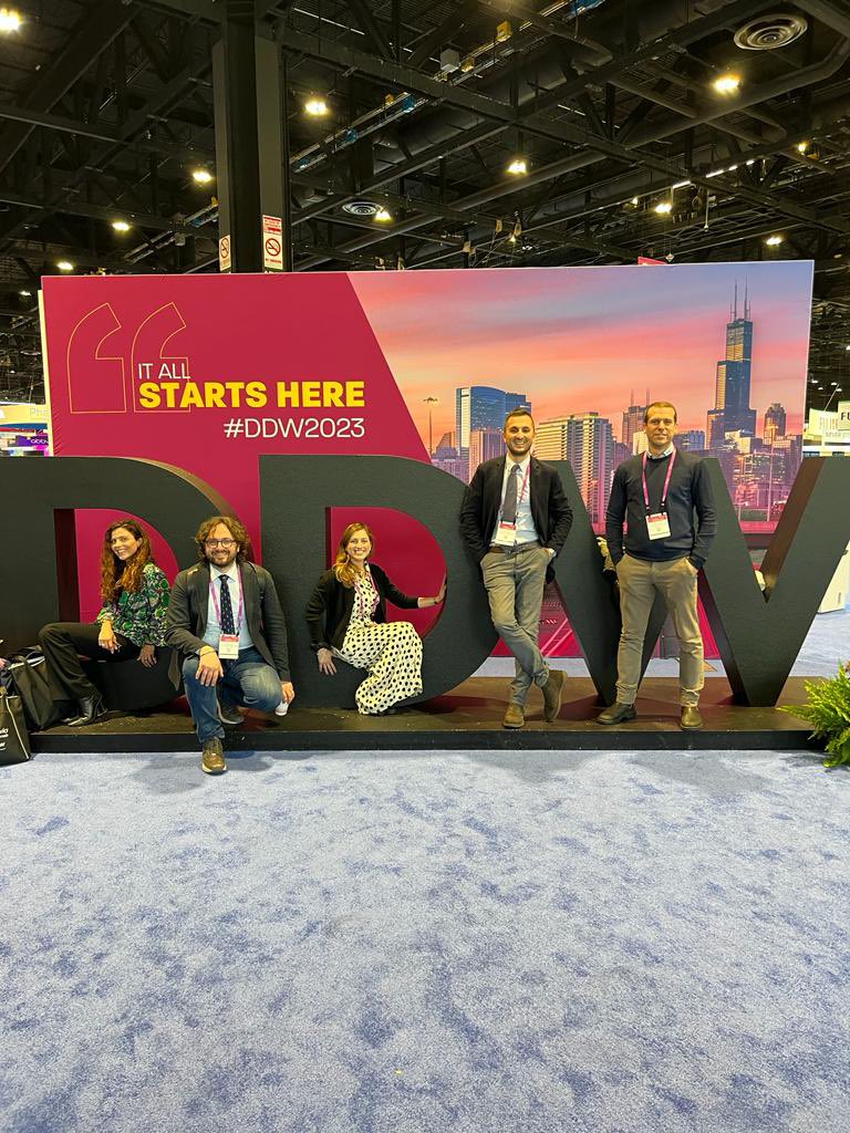 Federica Borrelli (@fborrellimd) on Twitter photo Smiling faces at #DDW2023!
As members of <a href="/aggeimedia/">AGGEI</a> we could not miss this great event (and obviously take many pictures all together ๐ธ)
<a href="/olga_nardone/">Olga Maria Nardone</a> <a href="/giomara89/">Giovanni Marasco</a> <a href="/LRLopetuso/">Loris Lopetuso</a>
<a href="/DDWMeeting/">Digestive Disease Week</a>
#GITwitter Smiling faces at #DDW2023!
As members of <a href="/aggeimedia/">AGGEI</a> we could not miss this great event (and obviously take many pictures all together ๐ธ)
<a href="/olga_nardone/">Olga Maria Nardone</a> <a href="/giomara89/">Giovanni Marasco</a> <a href="/LRLopetuso/">Loris Lopetuso</a>
<a href="/DDWMeeting/">Digestive Disease Week</a>
#GITwitter