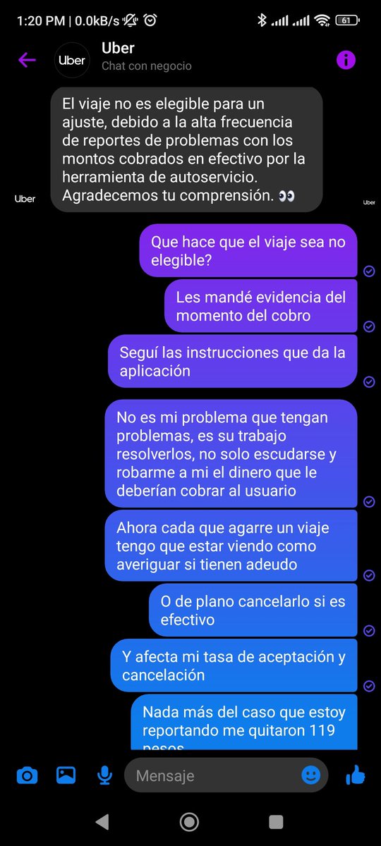 Uberladrones's tweet photo. @Uber_MEX
@Uber
@Uber_Support 
Solo dan largas y se esconden detrás de sus msjs genéricos

#uber #uberdriver #UberEats #uberflash #ubermexico #robo #estafa #rateros #pesimaatencion #pesimo #soporte https://t.co/FiRLYYHywd
