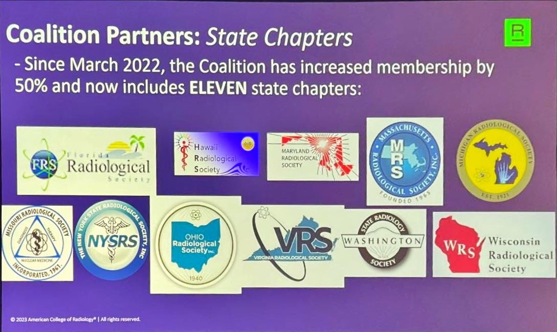 <a href="/OhioRadSociety/">Ohio Radiological Society</a> supports <a href="/RadHealthEqty/">Radiology Health Equity Coalition</a>! <a href="/RadiologyACR/">American College of Radiology</a> #ACR2023