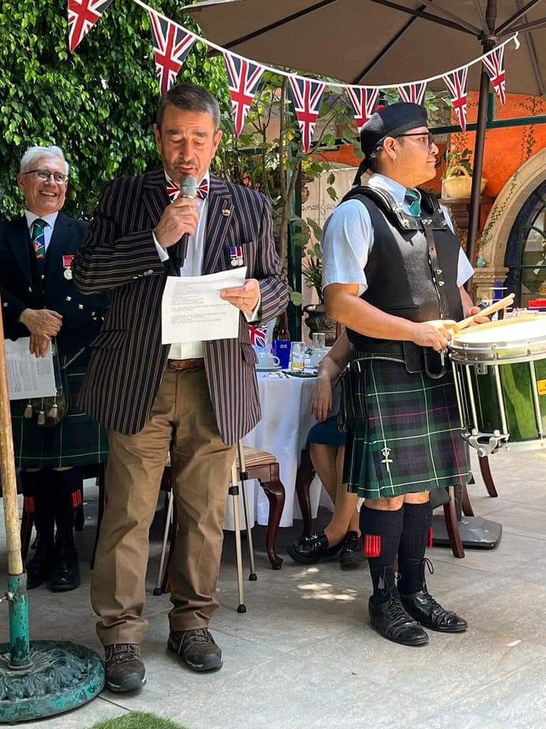 BritSocMexico's tweet photo. A wonderful time was had by all at The British Society and St Andrew’s Society #CoronationBigLunch that got the Mexican British Community together for a proper knees up. All in celebration of Their Majesties #Coronation. God Save the King. 🇬🇧 👑 https://t.co/L9iUouceI7