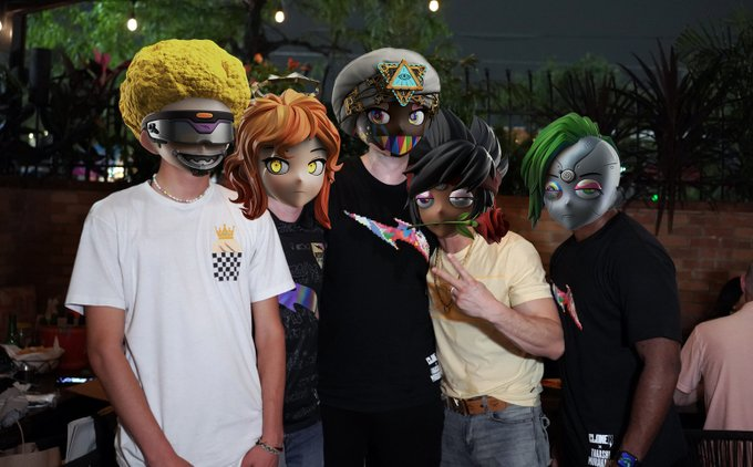 EzvenG's tweet photo. Just wanted to say had such a dope time meeting everyone at the first-ever #CloneXTX meetup! Shoutout to @0d7aw, @SuperweaponNFT, @Mrcreaturezoid, @Ranger_cov175 @boobotcher and everyone that made it happen. ๐๐To celebrate, I've created a free mint NFT for anyone to claim! https://t.co/MW2V6uXG9E