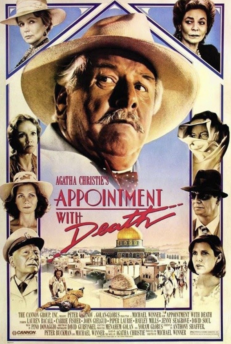 AgathaChristie’s Appointment with Death (1988): Amidst a roster of tawdry DeathWish sequels and breakdancing ninja movies CannonFilms somehow produced this decent follow-up to the PeterUstinov Poirot travelogues. 
This one has Soul… DAVID Soul!
Mr Ben Mears himself! Fawk yeh! 🥰
