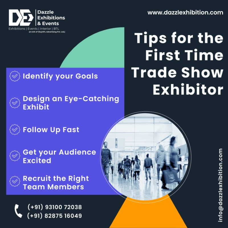 Dazzlexhibition's tweet photo. Tips for the first time Tradeshow Exhibitor:
1. Identify your Goals
2. Design an Eye-Catching Exhibit
3. Follow up Fast
4. Get your Audience Excited
5. Recruit the Right Team Members
Connect with us
#dazzleexhibition #modularstand #portablestand #events #Services #DAZZLE https://t.co/HF46DQqulM