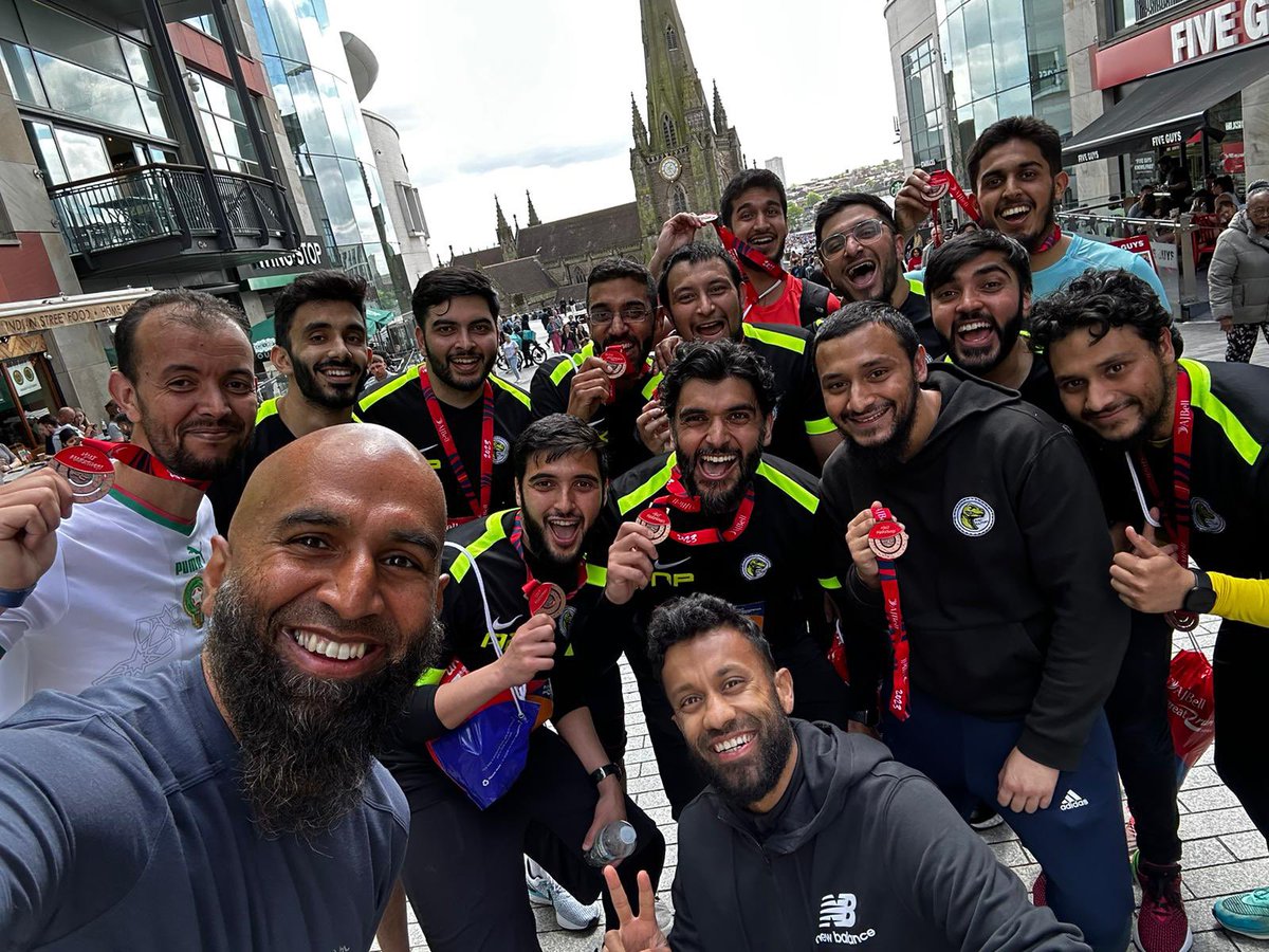 Great day out for the Raptors at the Birmingham Half Marathon!! 

Lots of PB’s and lots of progress being made by the boys 🦖 🦖 🦖 

#raptors #GreatRun
