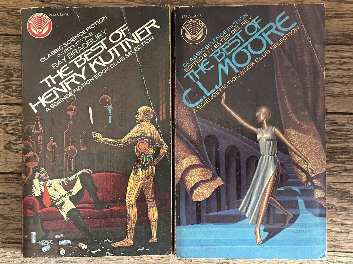 arkhamlibrarian's tweet photo. I love the Ballantine best of sf anthologies so much. Not only great to collect but also to read—because the stories are chosen by the authors’ friends and colleagues. #DailyPaperback https://t.co/38J6GUNjQt