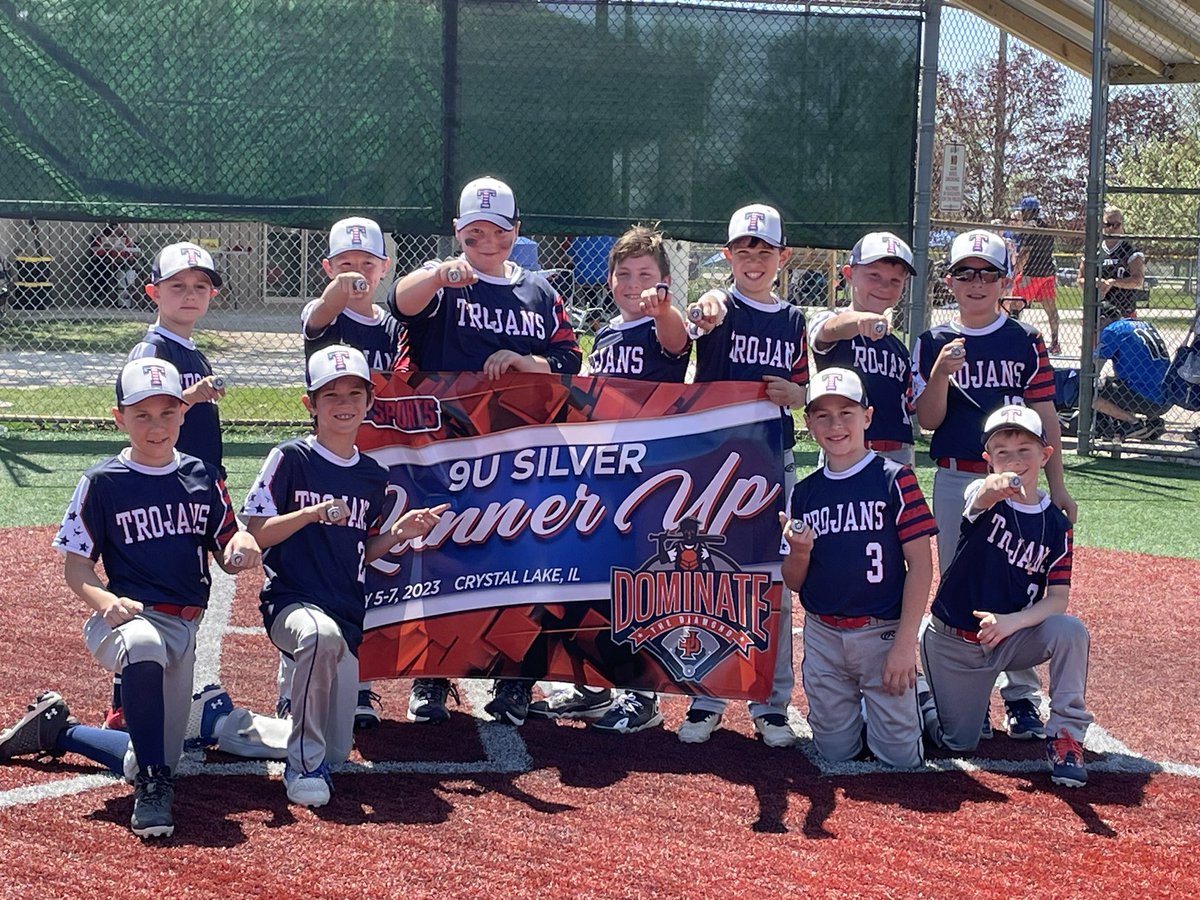 Congratulations to our 9u <a href="/TravelTrojans/">Trojans Travel Baseball & Fastpitch</a> for their second place finish at the JP Sports Dominate the Diamond Classic…way to make us proud boys! #onepercentbetter