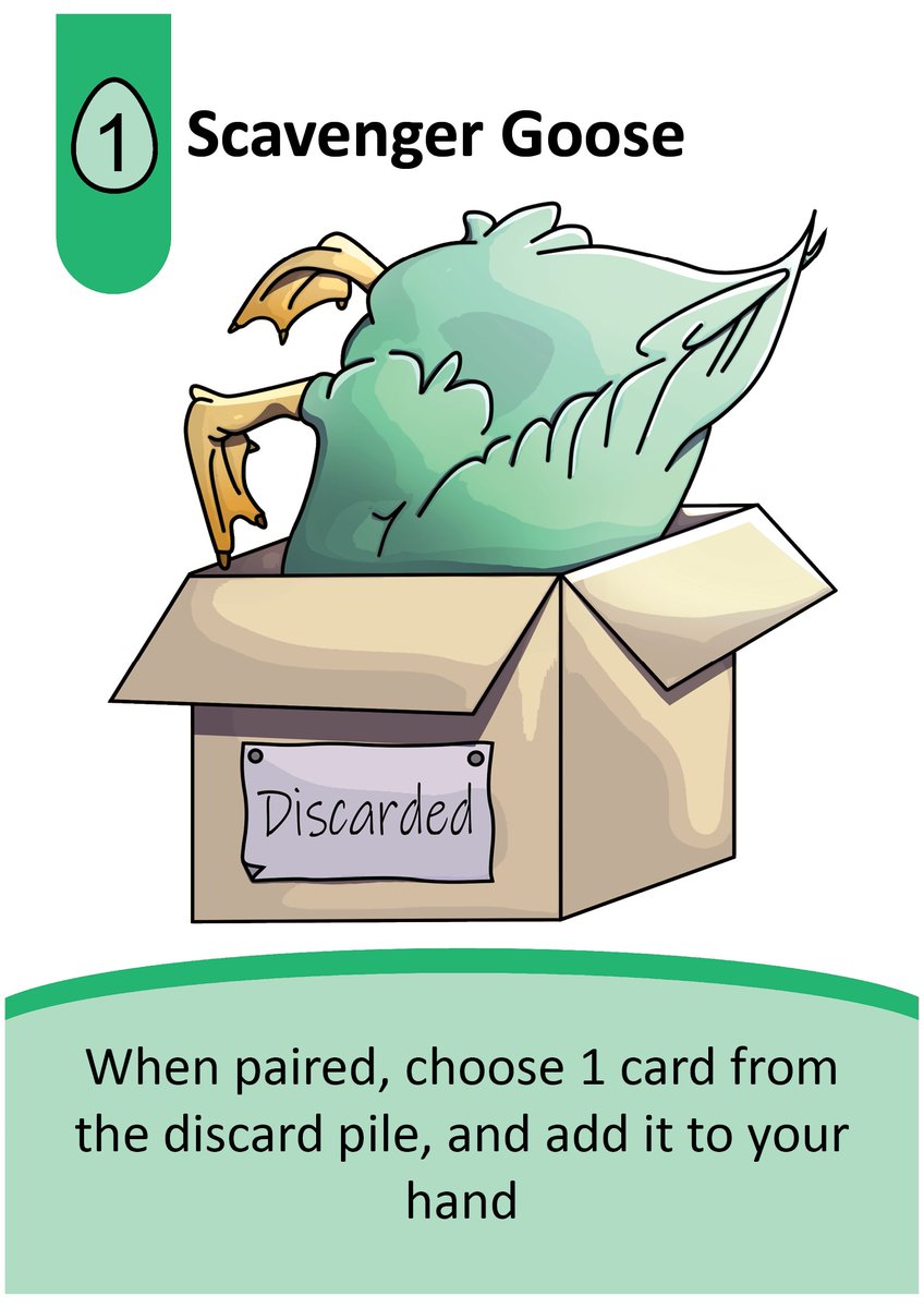 New art Sunday...This goose is always on the hunt for a new bargain. Check out the new scavenger goose artwork.

#boardgamegeek #boardgames #boardgameart #tabletopgaming #gamedesign #goose #cartoon #cartoonart #bgg #digitalart