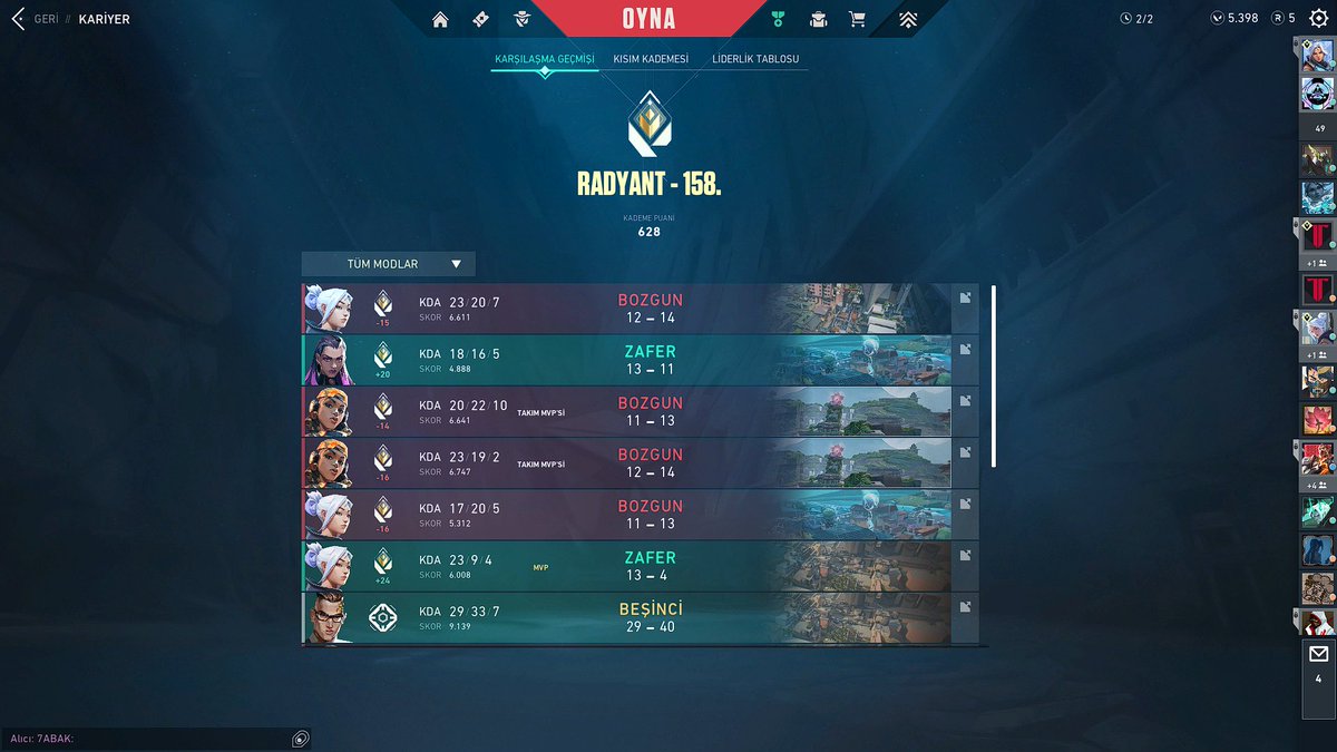 Kaderim bu 13-11-14-12 benim kaderimmmmmmm