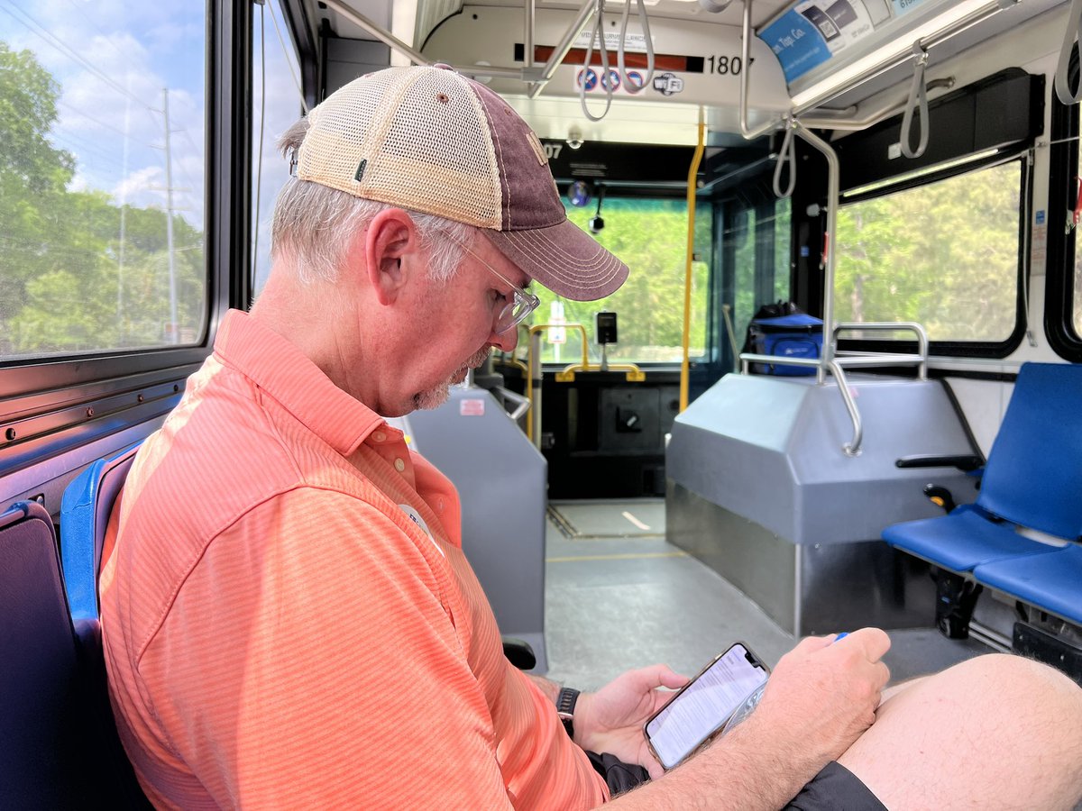 angienashville's tweet image. Headed to @MetroParksNash @conservancynash for the @TennesseeCraft show via @WeGoTransit! #saferoutestoparks #rollwithwego #busmore #angieforvicemayor

(PS Bus time is productive time. Never check email while driving. Do check/send email while riding.)
