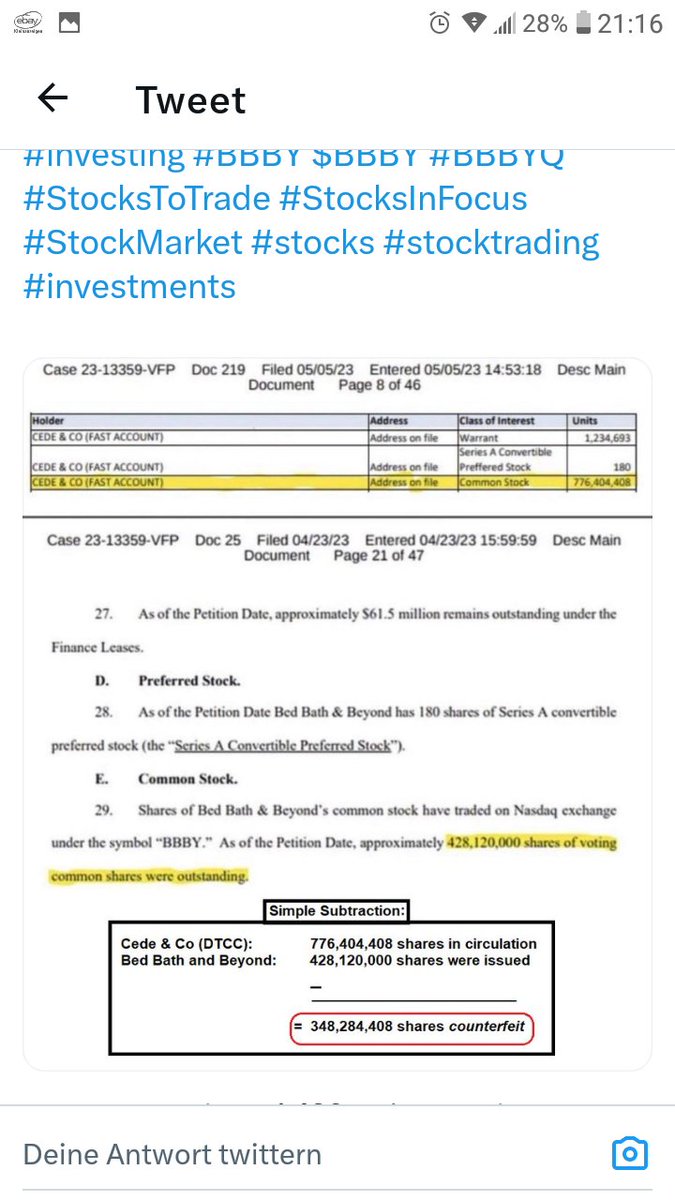 MS86507444's tweet photo. @SenatorTimScott 
Guten Tag.
Es ist erstaunlich wie seit Jahren gute Geschäfte für die Bürger,durch Geldgierige Betrüger in den Bankrott getrieben werden...Hoffe das ganze Banken System wird Leergekauft und eine nach der anderen geht Pleite.
Warum sehen die Behörden tatenlos zu? https://t.co/taOVxsfyQt