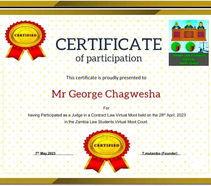 ZILSA2022's tweet photo. Well done to the ZILSA UZ President Mr George Chagwesha. Keep on representing ZILSA , Faculty of law, the University of Zimbabwe and the country at large . Congratulations. @ZLHRLawyers @UniversityOfZim @CHR_HumanRights https://t.co/O6bRgHMWvZ