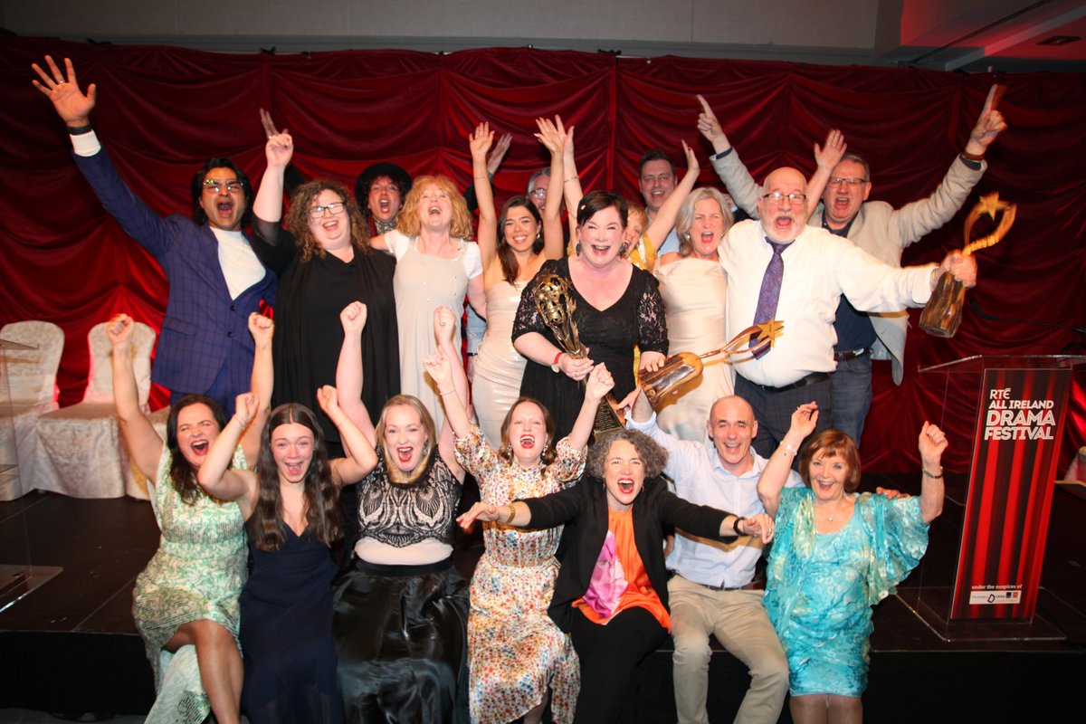 @DalkeyPlayers scooped the Top Award at the RTÉ All Ireland Drama Festival 2023. The Gala Awards were presented by @nualacarey25, who will have a special report on the festival on Monday's @RTEToday show. Tune in on @RTEOne from 3:30 pm. @AllIrelandDram1 @DalkeyPlayers