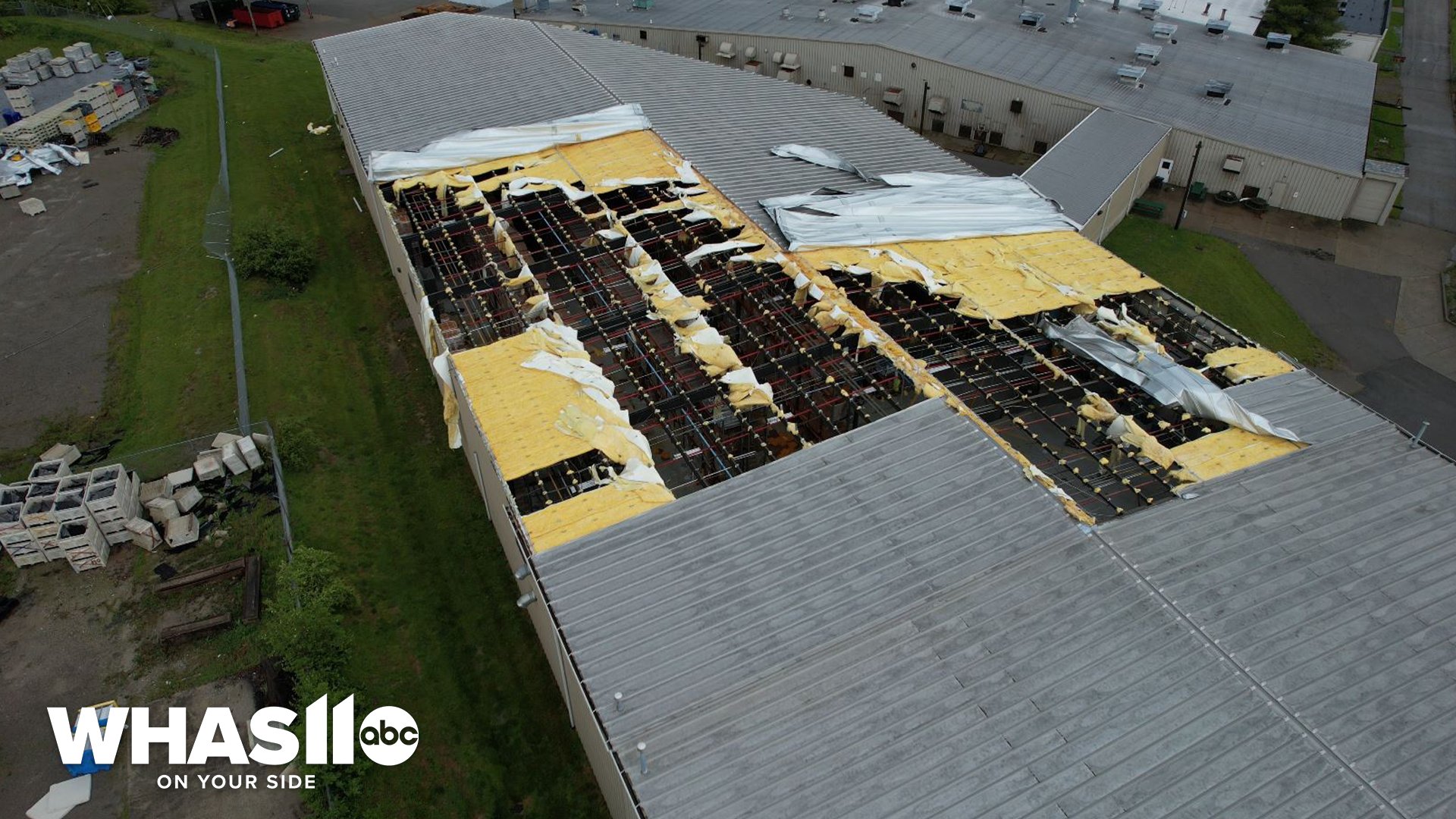 WHAS11 News on Twitter "DRONE PHOTOS This morning's severe storms