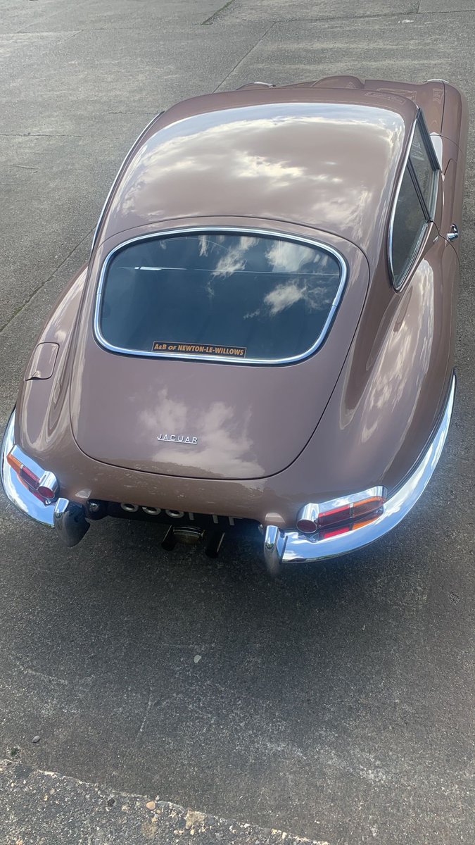 🚗🚙 #InTheCarPark today 🚙🚗

Rare 1963 #Jaguar #etype that’s been fully restored to its original rare colour combination of bronze with a green leather interior. 

#jaguaretype #jaguarclassic #classiccars