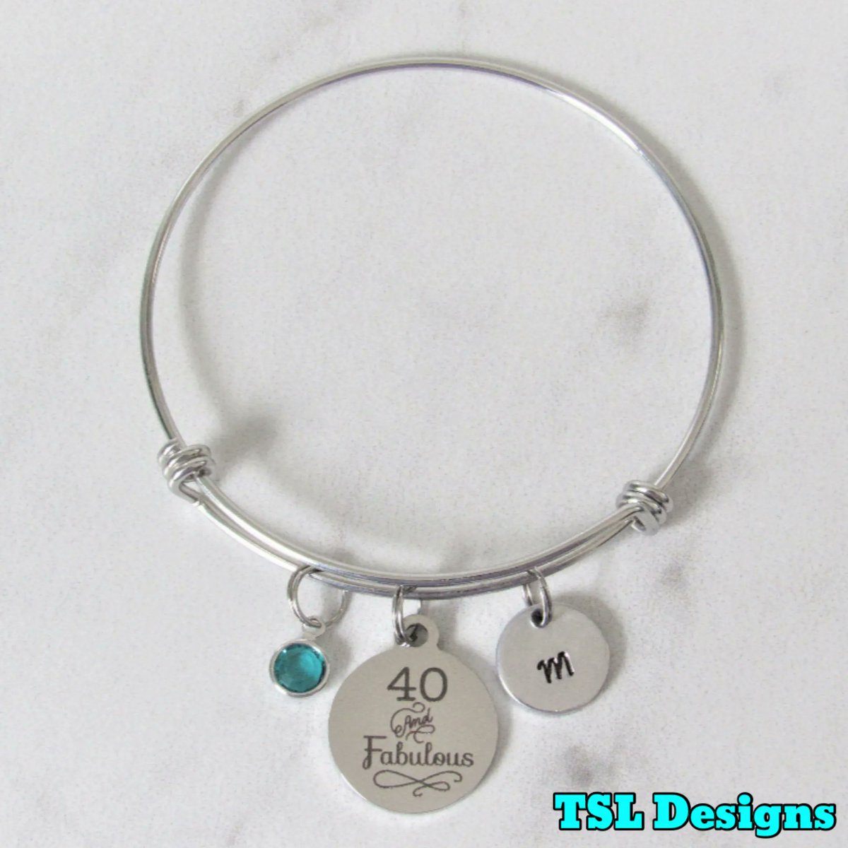 70 & Sensational Bracelet with Initial Personalized Disk and Swarovski Birthstone Crystal
buff.ly/3o1pbTG
#bracelet #banglebracelet #charmbracelet #handmade #jewelry #handcrafted #shopsmall #etsy #etsyhandmade #etsyjewelry #70thbirthday #70andsensational #birthdaygift