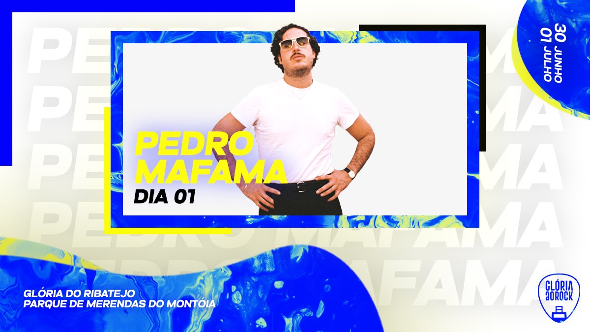 GloriaAoRock's tweet photo. Pedro Mafama é a primeira confirmação da 22ª edição do Festival Glória ao Rock! 

A não perder!! 🔥 https://t.co/yID8HLvbXD