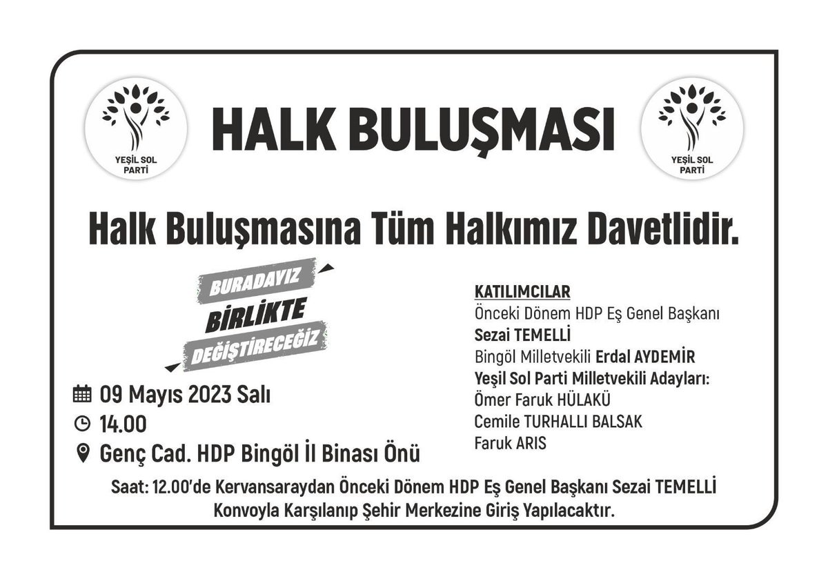 TEK YOL YEŞİL YOL.
 Birlikte değiştireceğiz.