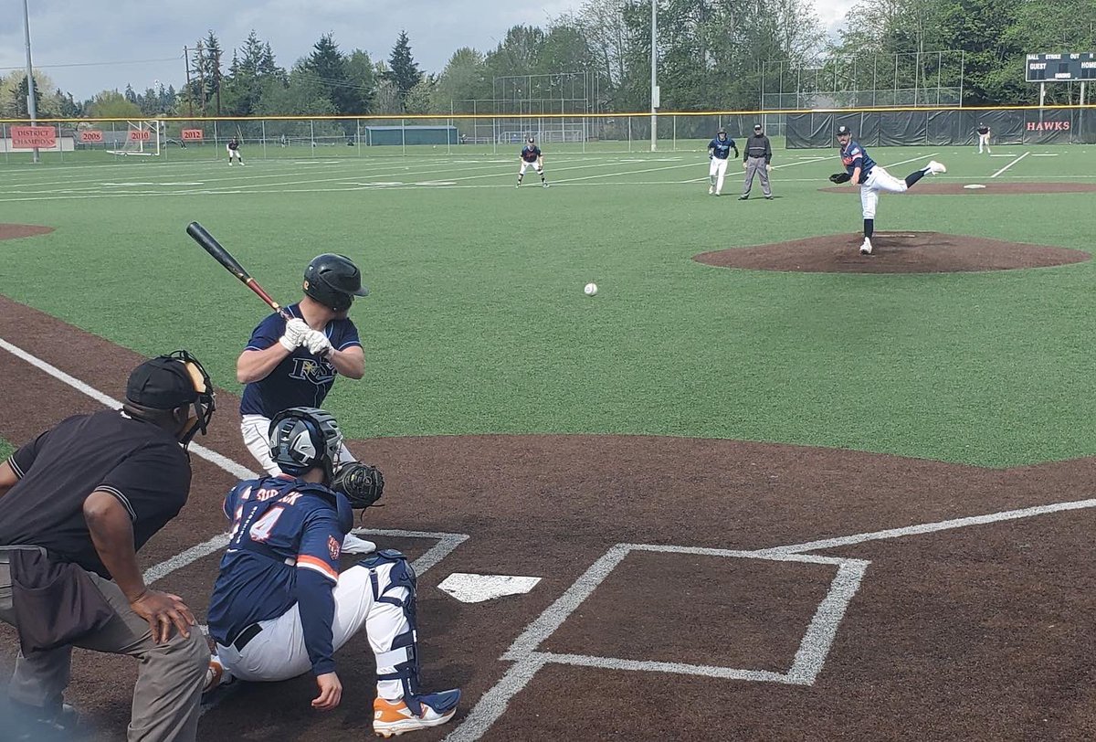 PSSBLBaseball's tweet photo. The 2023 PSSBL Season finally kicked off on Saturday after Friday's rainout. 🌧️⚾️ Check out these pics from the Cascade Rays vs. Tigers game at Mountlake Terrace High School. #PSSBL #OpeningDay #CascadeRays #Tigers #SeattleBaseball https://t.co/GR5dU84AXu