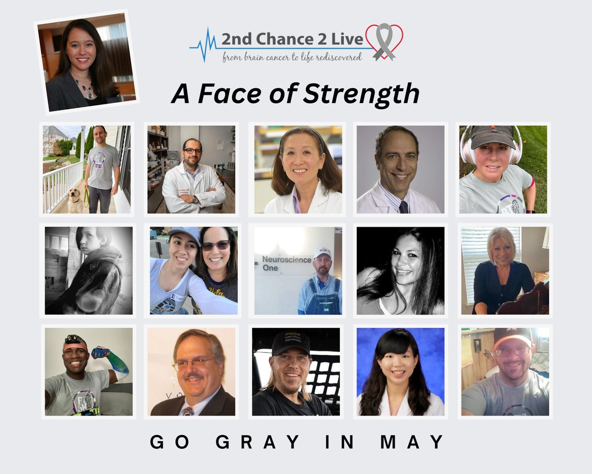 #afaceofstrength #gogray #gograyinmay #BTAM
#braintumorawareness #BTSM #braincancerawareness #31daysofgray
#31daysofgrayinmay #braintumorawarenessmonth #braincancerawarenessmonth
#neuroscience #neurooncology

Celebrating, remembering, and appreciating the following: